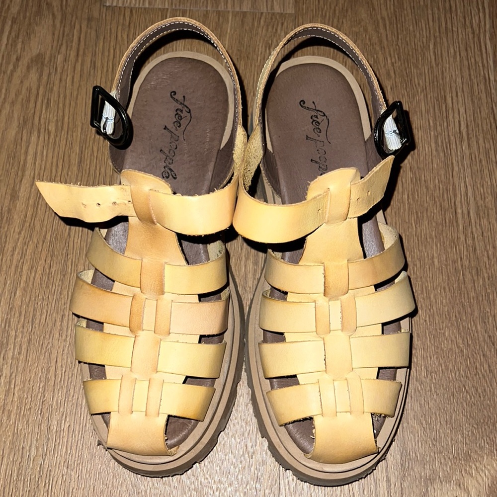 Free People Fisherman Platform Sandals